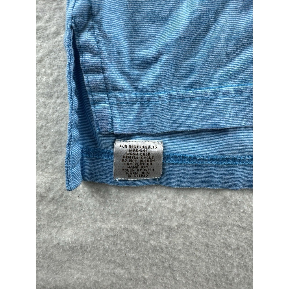 Peter Millar Mens Polo Shirt‎ Size XXL Light Blue 100% Cotton Shadow Wood Logo - Picture 7 of 16